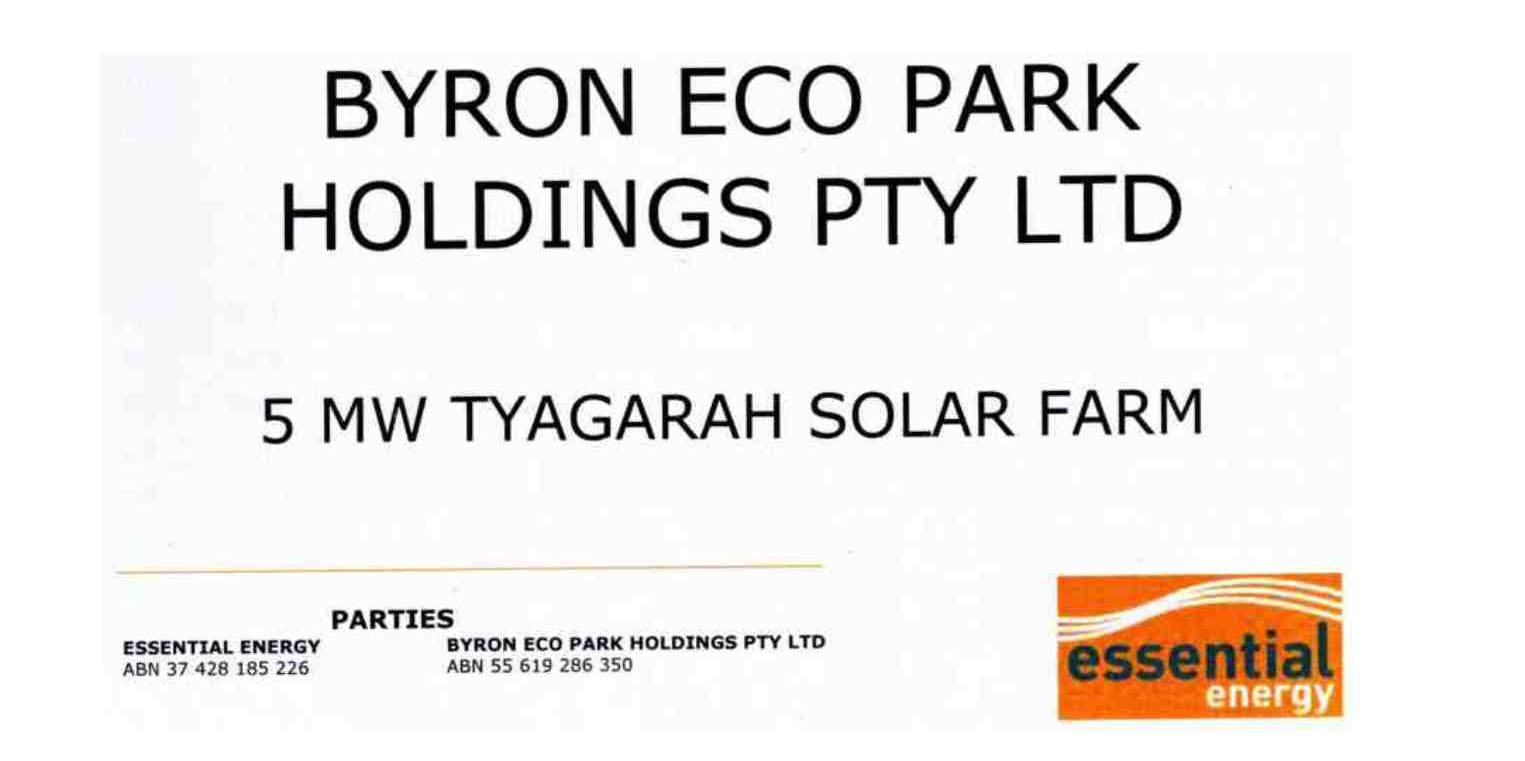 A world class green revolution for Byron Shire.