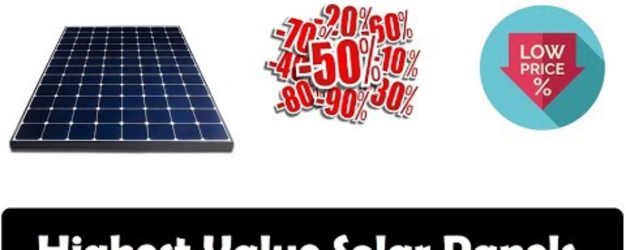 Highest Value Solar Panels in 2019 (7:12)