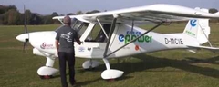 Toni Roth's think tank & Comco Ikarus C42 CS Elektro Light Aircraft (5:18)
